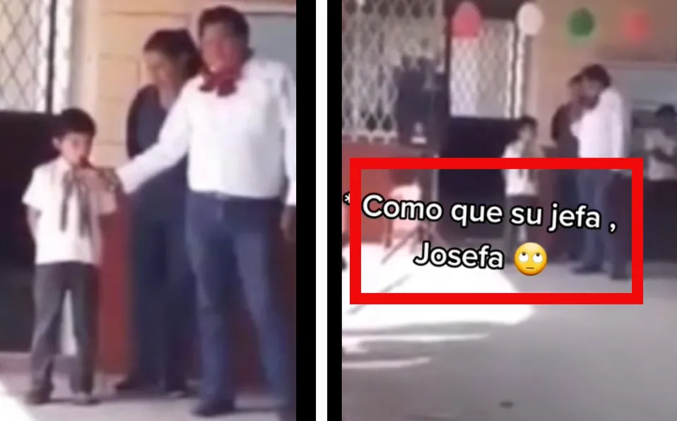 Niño se equivoca y dice “Viva su jefa” durante Grito de Independencia #VIDEO