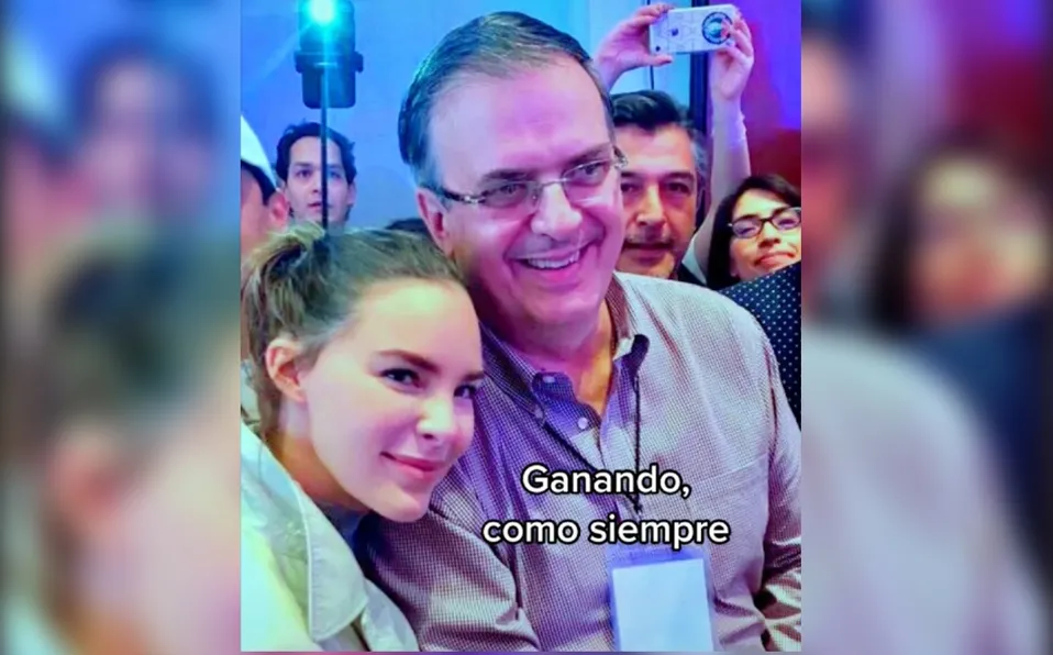 “Ganando, como siempre”: presume Ebrard foto junto a Belinda #VIDEO