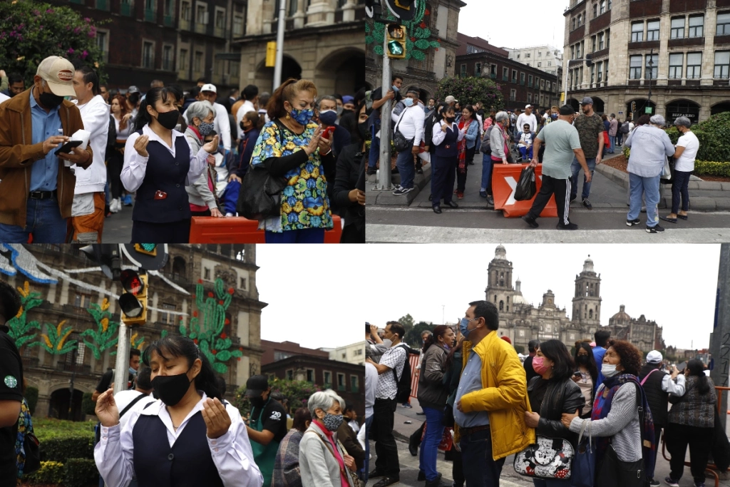 Entre reacciones y altavoces que no sonaron se vivió el sismo magnitud 7.4