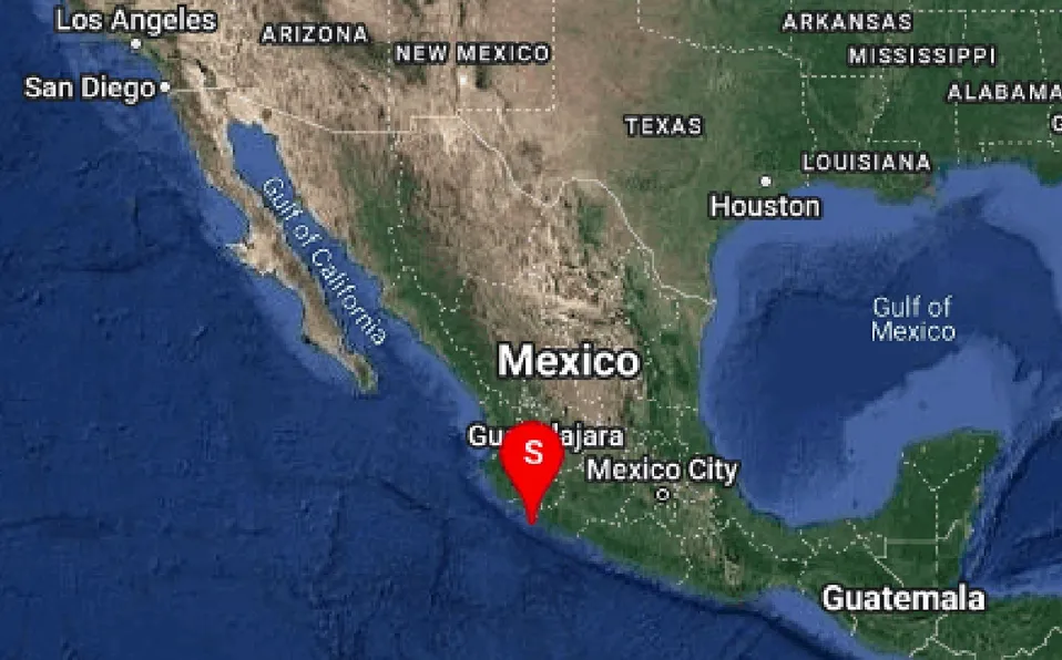 ¿Otro? SSN reporta réplica de 5.1 de magnitud al sur de Colima