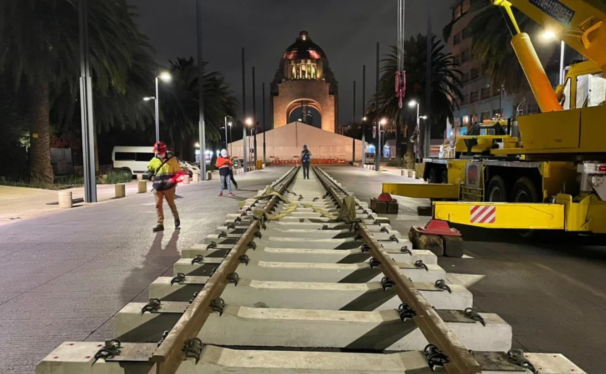 Primer tren para la nueva Línea 1 será exhibido en Monumento a la Revolución