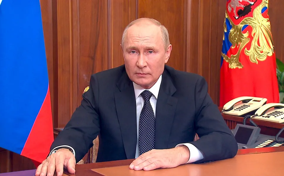 Putin ordena movilizar 300 mil rusos con ante la contraofensiva de Ucrania