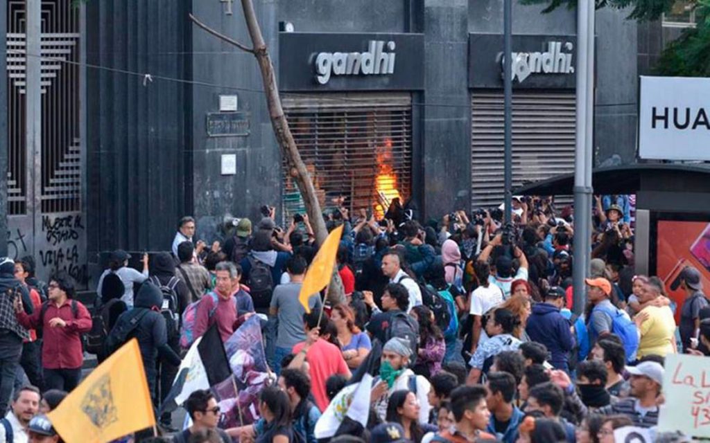 Ruta y horario de la marcha por la desaparición de los 43 de Ayotzinapa