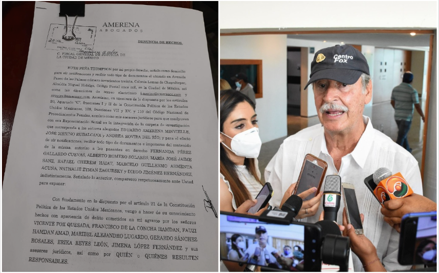 Denuncian penalmente a Vicente Fox por encarcelar a mujer sin pruebas