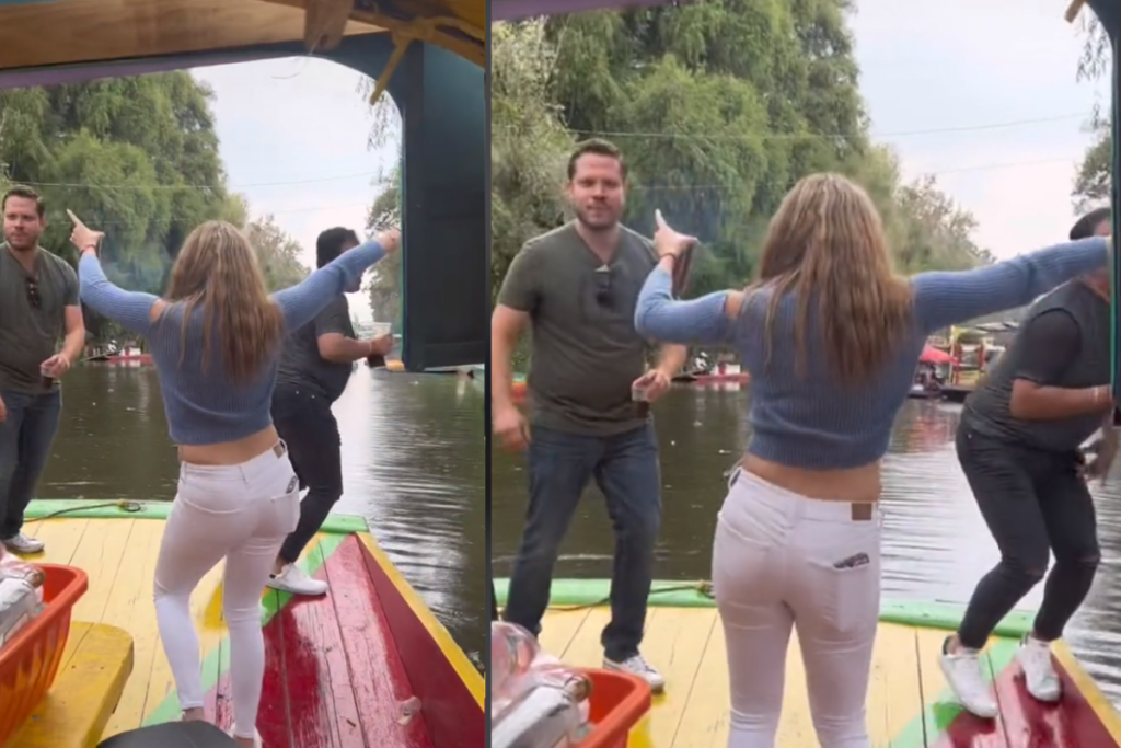 Joven cae al agua en Xochimilco mientras bailaba ‘El Tucanazo’ #VIDEO