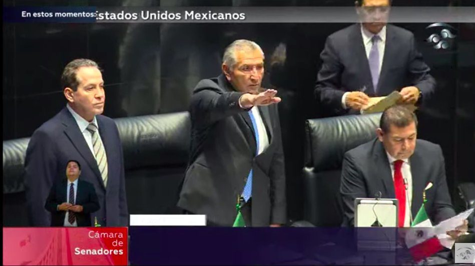 Adán Augusto López, titular de la Segob, comparece ante el Senado