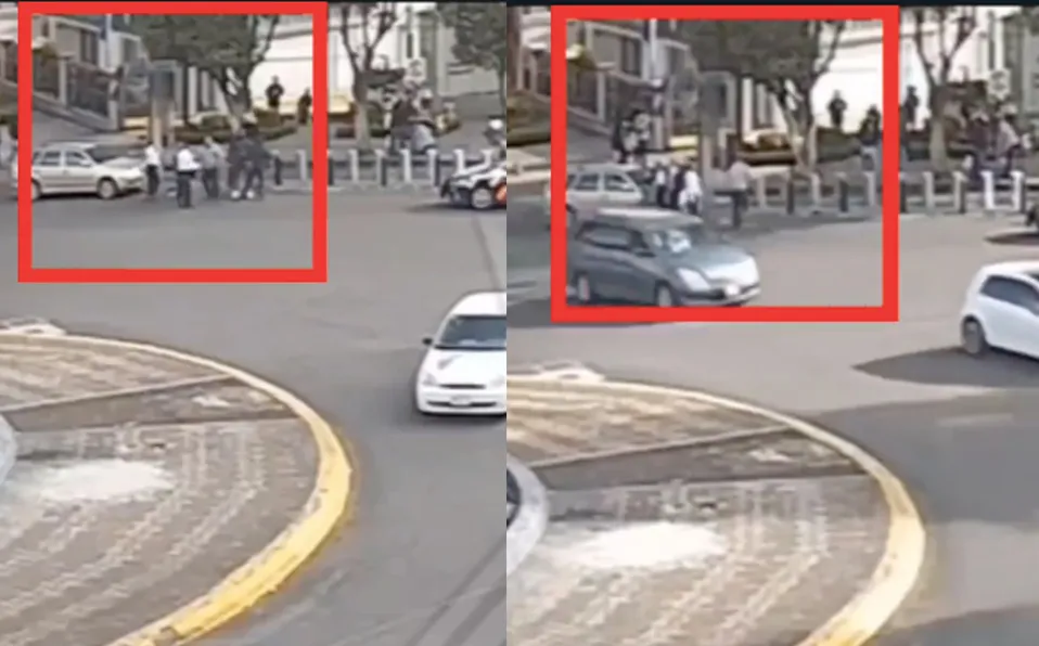 Pareja agrede a policías en Toluca por infracción; dos agentes fueron hospitalizados #VIDEO