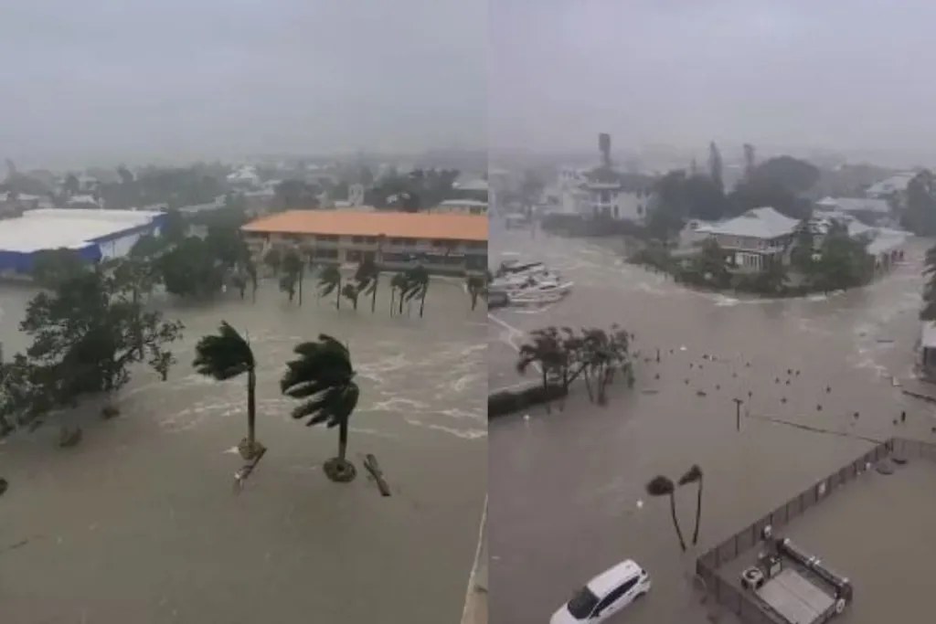 Captan en #VIDEOS la impresionante llegada del huracán 'Ian' a Florida