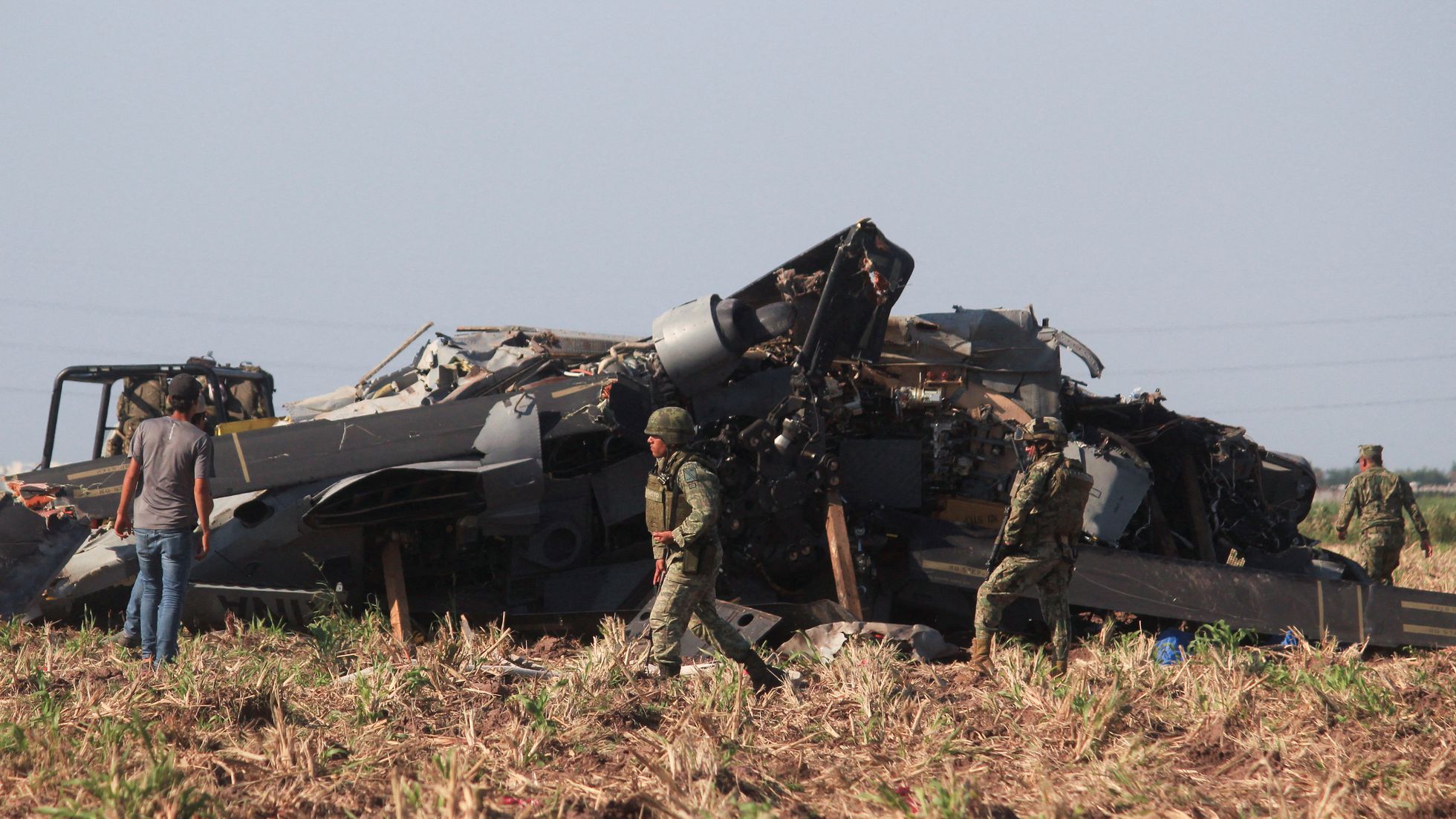 Desplome de helicóptero durante captura de Caro Quintero fue por falta de combustible: FGR