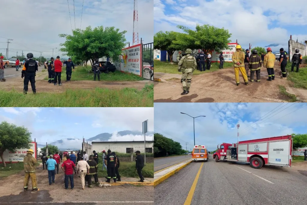 6 heridos, 3 de gravedad, deja explosión de gasera en Guerrero