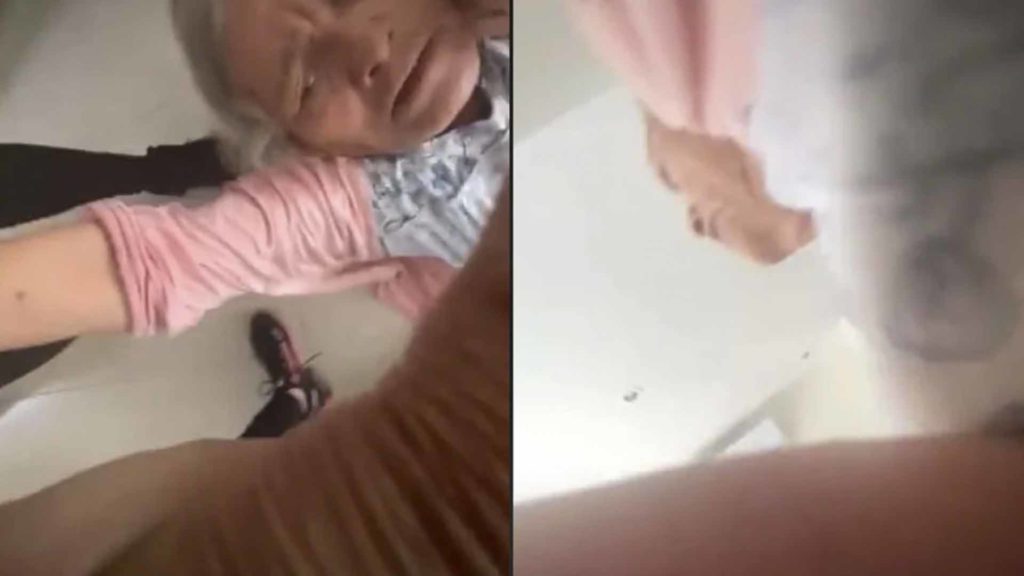 Abuelita se niega a salir de su casa durante sismo