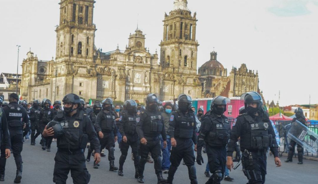 CDMX alista operativo en el Centro Histórico por Grito de Independencia