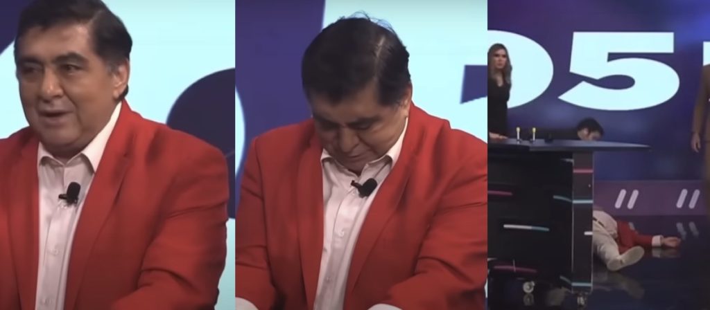 Carlos Bonavides finge un infarto en el programa ‘SNSerio’