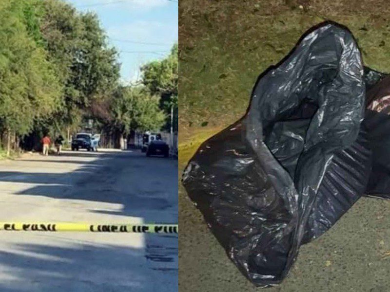 Cuerpos hallados en bolsas cerca de secundaria en NL