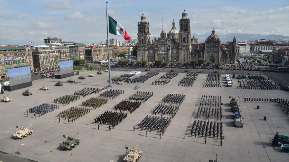 Desfile militar en la CDMX