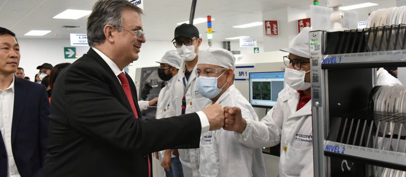 Ebrard supervisa obras de infraestructura en garita de Ciudad Juárez