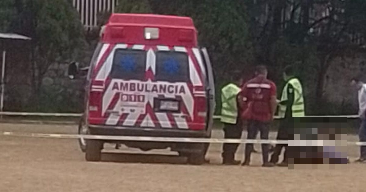 Futbolista amateur muere de un infarto en pleno partido en Oaxaca