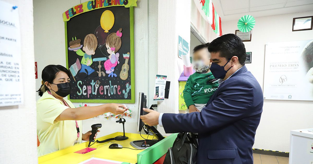 Guarderías del IMSS reciben a hijos de más de 92 mil trabajadores hombres