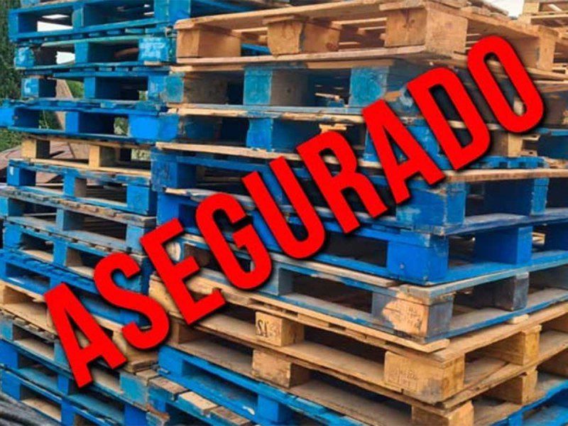 Hallan en Edomex más de 300 tarimas robadas en Puebla