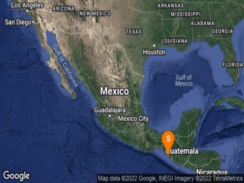 Hoy 15 de septiembre reportan un sismo magnitud 4.4 en Chiapas