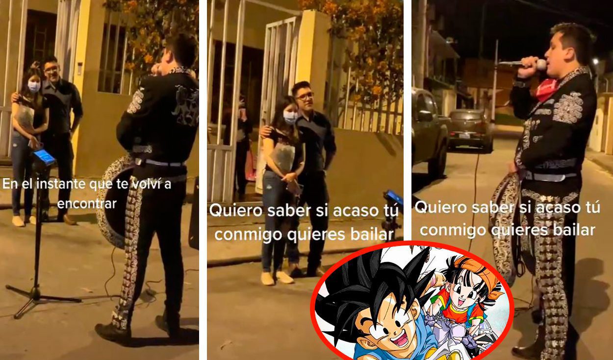 Joven lleva serenata a su novia con canción de Dragon Ball GT