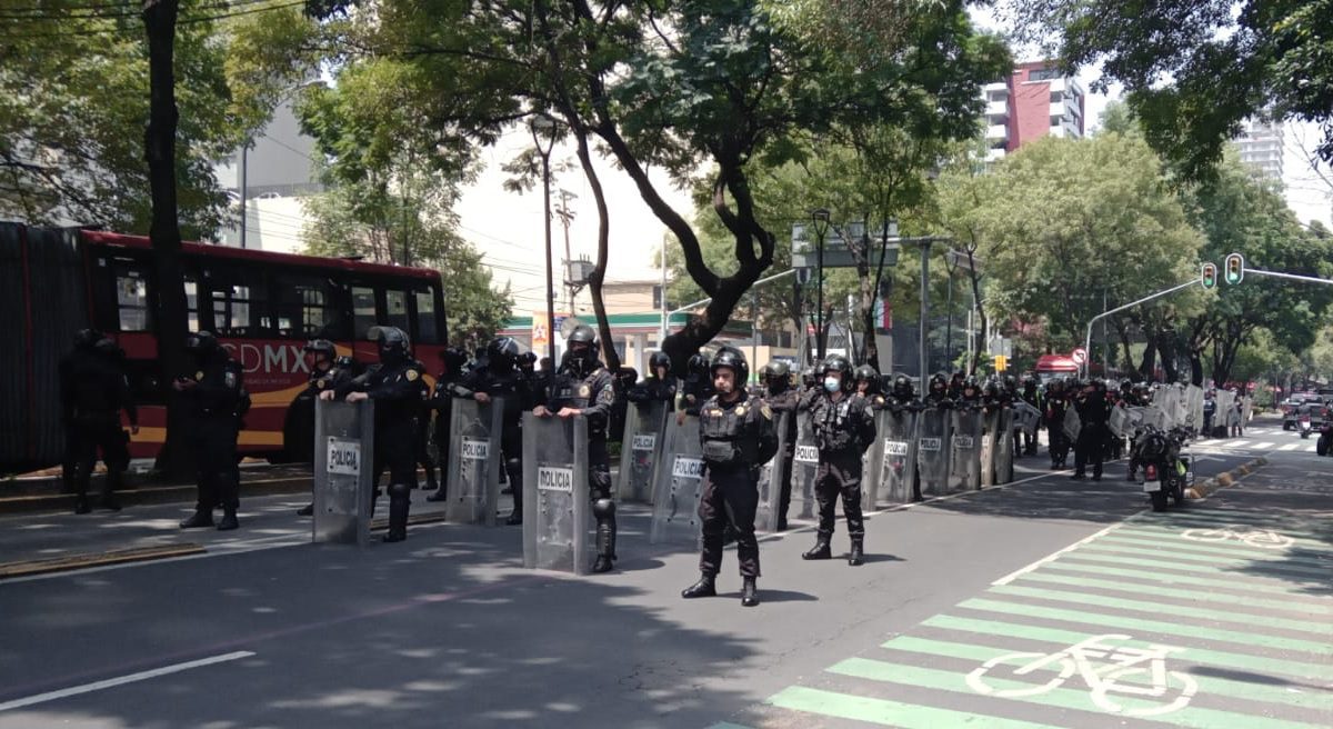 Liberan circulación en Insurgentes tras 8 horas de bloqueo