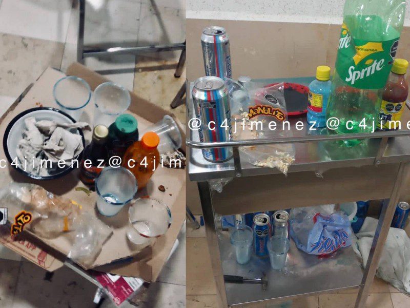 Médicos del ISSSTE arman fiesta en hospital de la CDMX