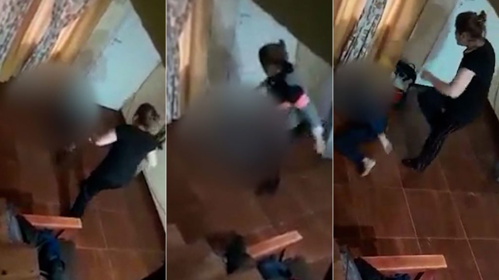 Mujer en Argentina le da brutal golpiza a su hijo de 10 años