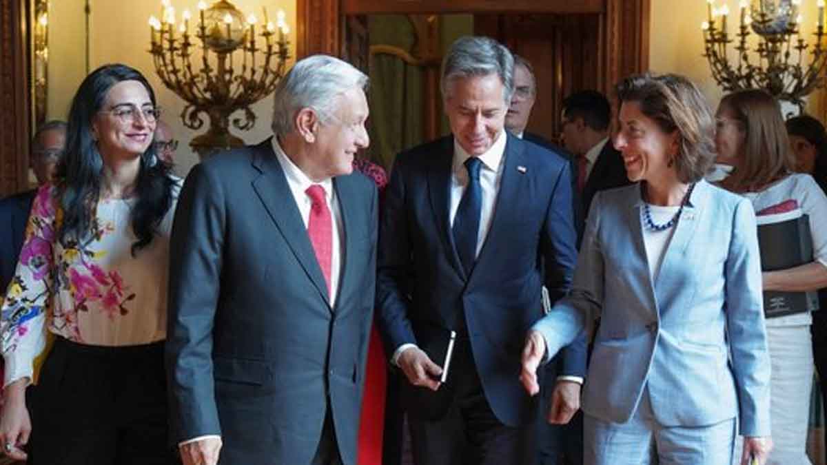 Reunión de AMLO con Antony Blinken