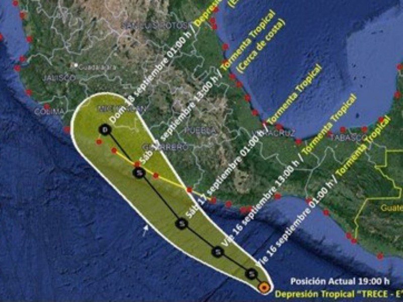 Tormenta tropical 'Lester' impactará costas de Guerrero