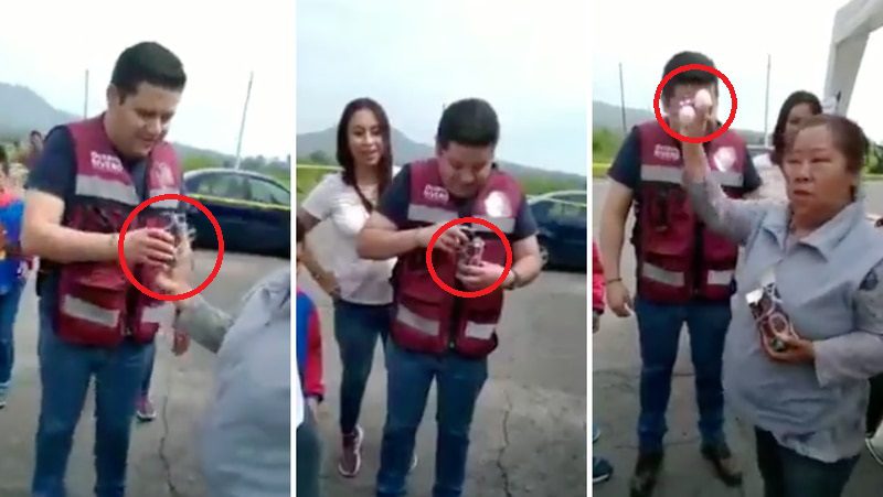 Vecinos de Tláhuac le regalan un par de huevos a diputado de MorenaVecinos de Tláhuac le regalan un par de huevos a diputado de Morena