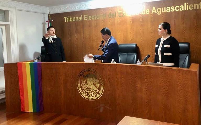'Magistrade' electoral no binarie toma protesta en Aguascalientes; es el primero en AL