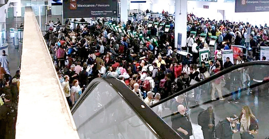 Marina también tendrá el control total de migración en el AICM