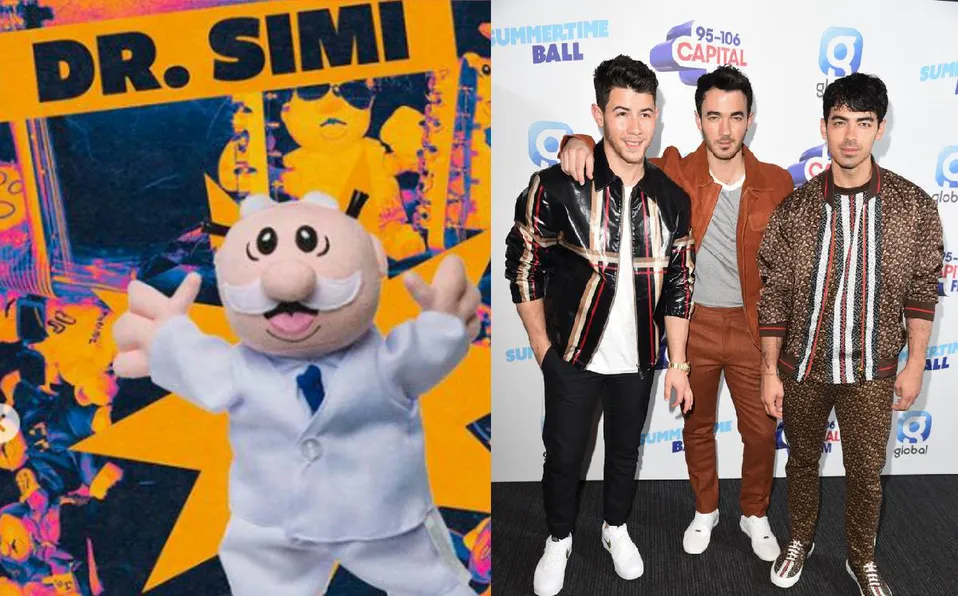 Jonas Brothers reconocen la "tradición" de aventar peluches del Dr. Simi en México