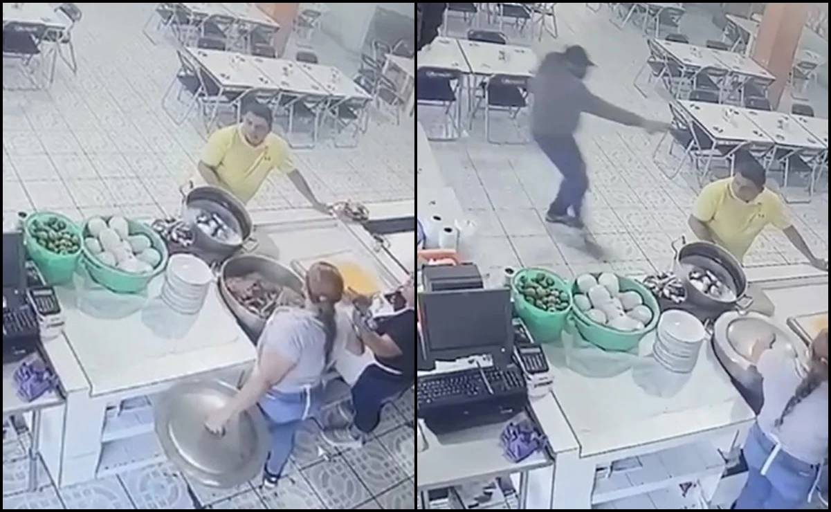 Captan asesinato de trabajador en taquería en Apatzingán, Michoacán #VIDEO