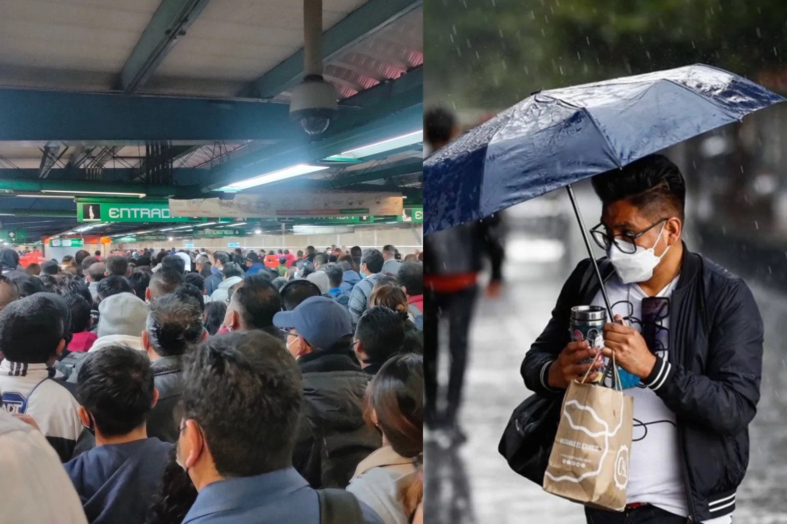 Mañana de servicio lento en el Metro de la CDMX por lluvias