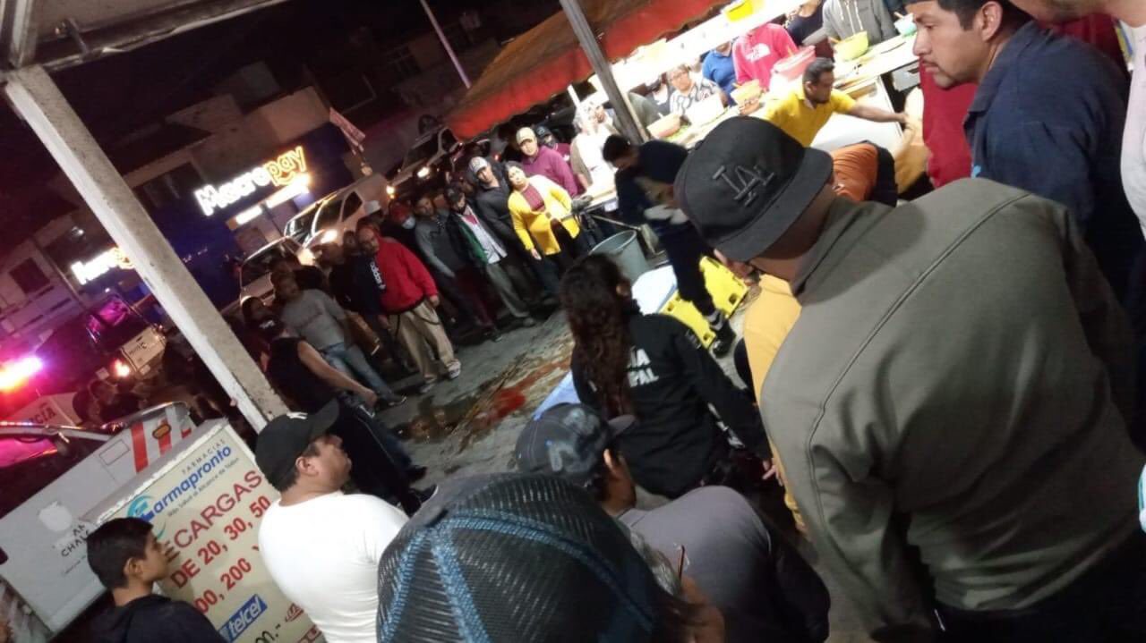 Balacera tras riña en taquería en Tecamachalco, Puebla, deja un muerto y un herido #VIDEOS