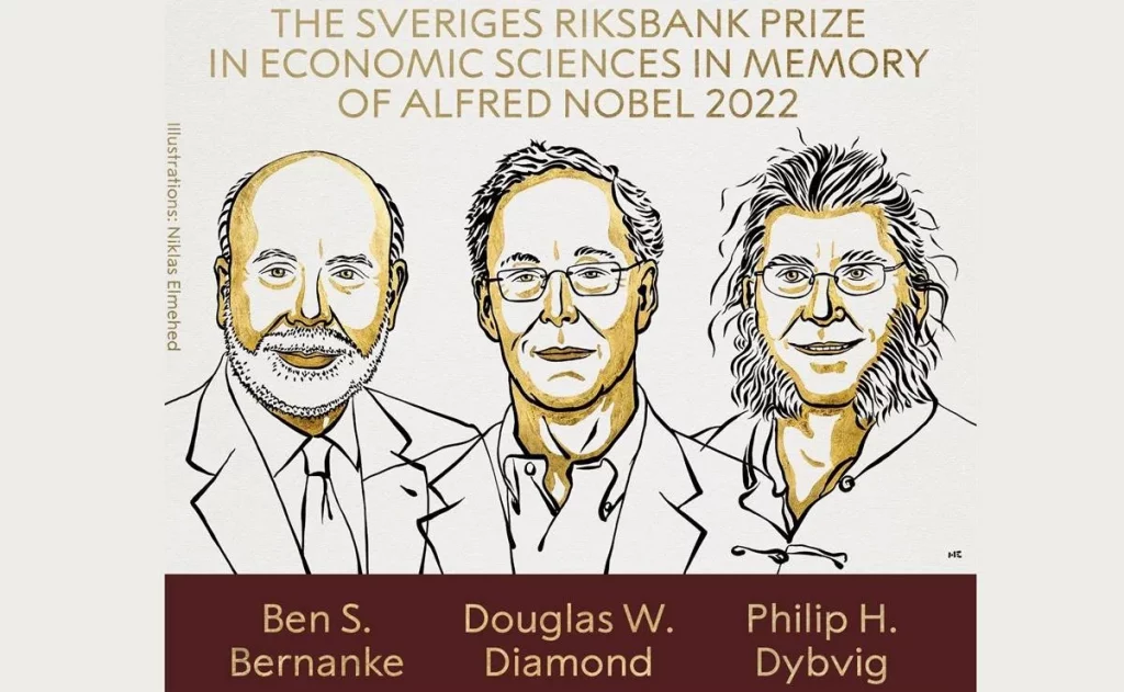 Nobel de Economía 2022 por investigación sobre bancos y crisis financieras