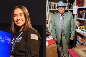 La mexicana Katya Echazarreta llevó cenizas de su abuelito a misión espacial #VIDEO