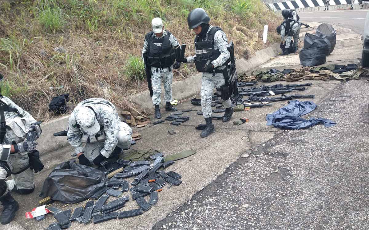 GN detiene a 15 civiles tras horas de terror por enfrentamientos en Jiquipilas, Chiapas