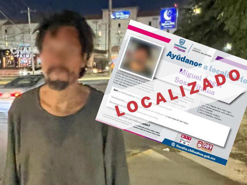 Tras 27 años, localizan en Ciudad Juárez a hombre que desapareció en Puebla