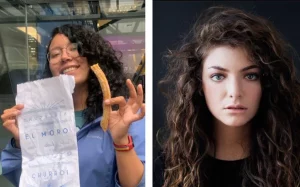 Lorde regala churros a sus fans afuera del Pepsi Center WTC #VIDEOS