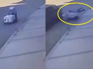 Exhiben a automovilista que arrolló a abuelito con su carrito de paletas en Sinaloa #VIDEO