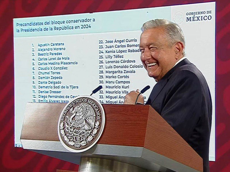 "Póngase a trabajar": supuestos candidatos reaccionan a lista de presidenciables de AMLO