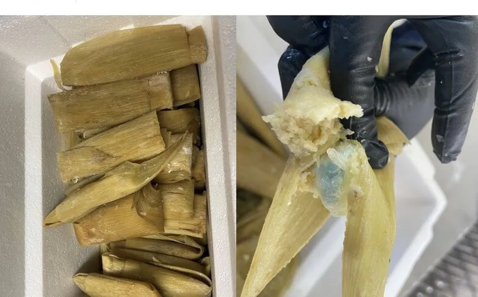 ¡Los tamales! Hombre mete fentanilo en masa en intento de cruzar hacia EU