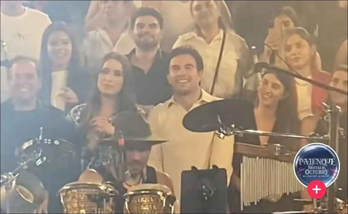 Checo Pérez es captado en lucha libre y concierto de Carlos Rivera de vacaciones en familia #VIDEOS