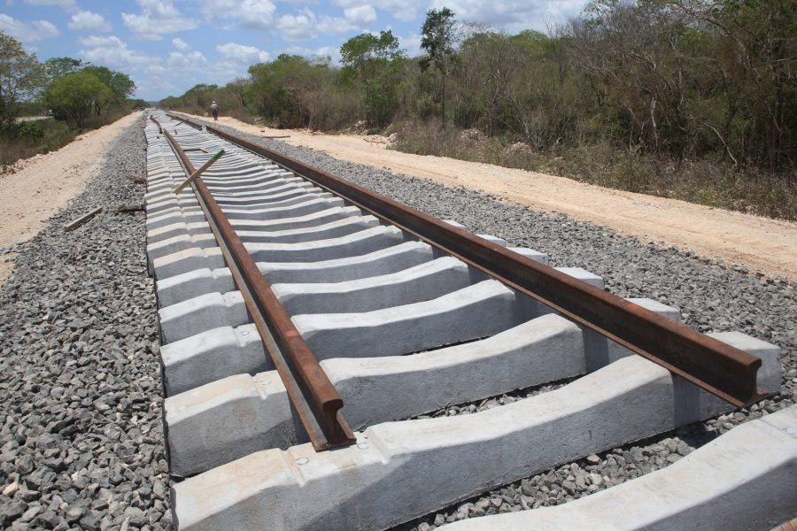 Listos 200 kilómetros de vía en tramo 4 del Tren Maya