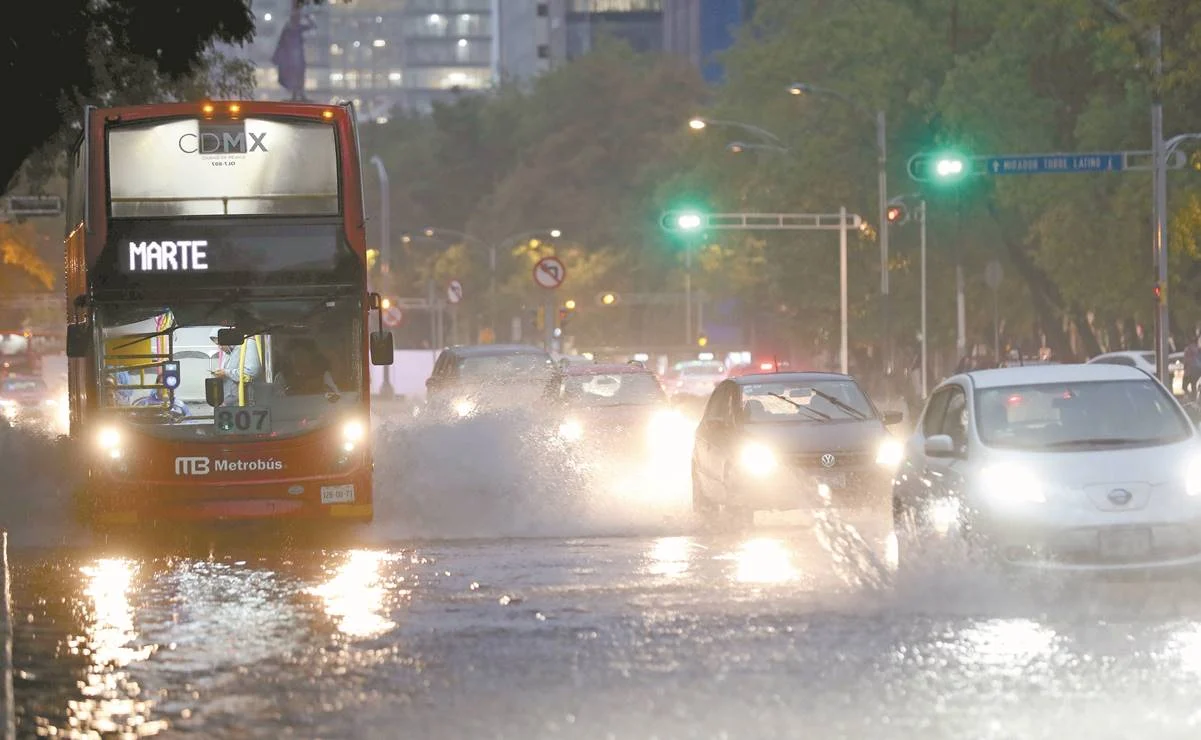 Se viene el aguacero. Alertan por fuertes lluvias en CDMX por dos días