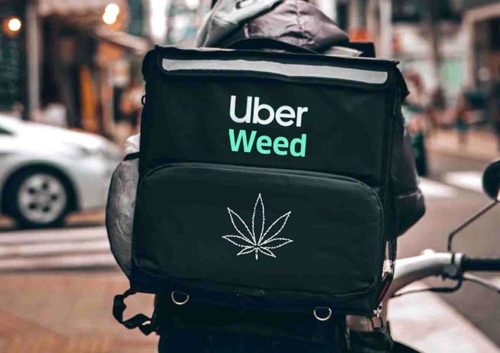 Ya es posible ordenar marihuana por Uber Eats, en Canadá