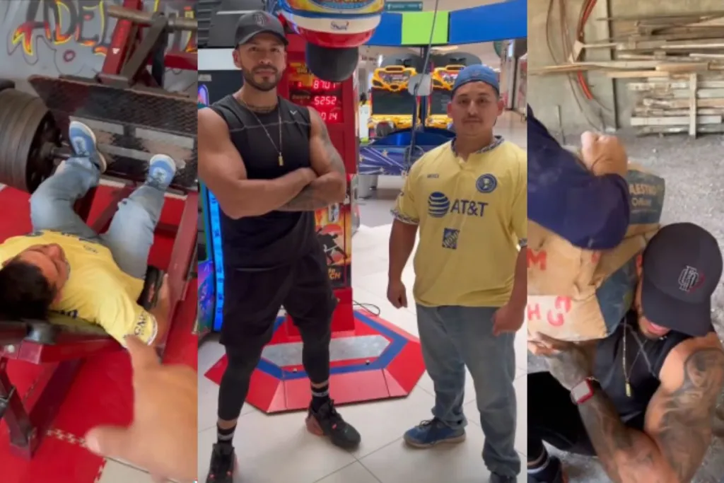 Albañil se enfrenta a hombre fitness ¿Quién es el ganador? #VIDEO